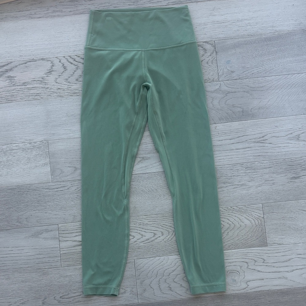 Lululemon 25” Align High Rise Leggings Green Size 6 W5CTAS - Picture 3 of 7